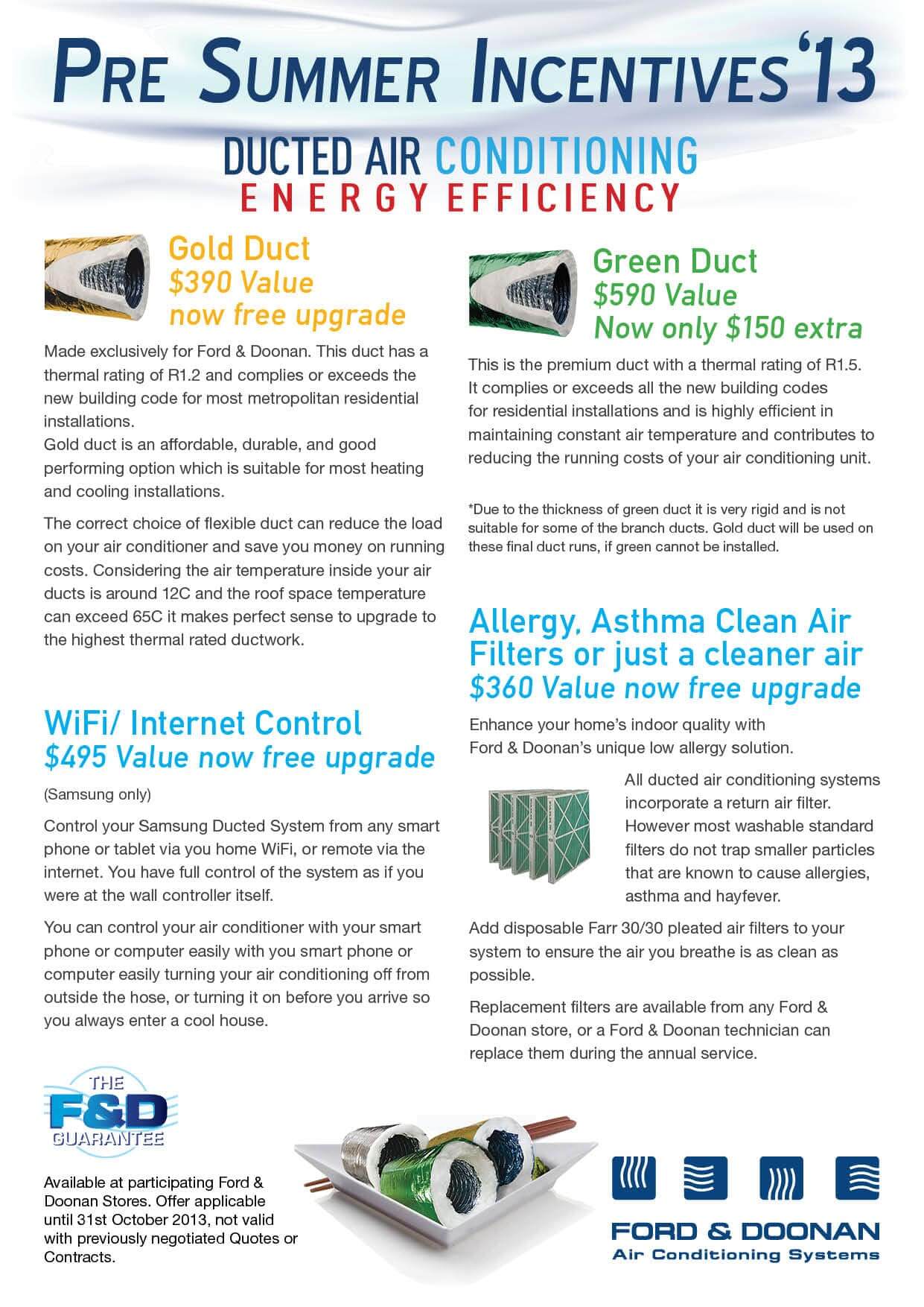 Pre Summer Incentives